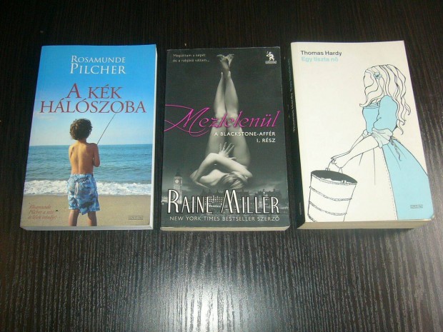 Regnyek - Thomas Hardy, Rosamunde Pilcher, Raine Miller 3 db