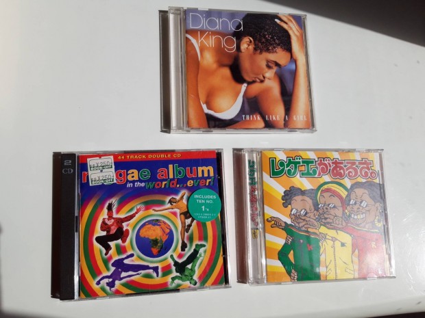 Reggae CD-k (3db.egytt)