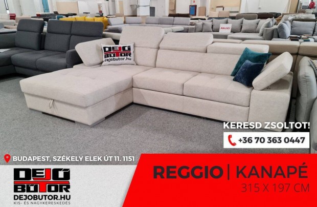 Reggio L bzs sarok rugs kanap lgarnitra 315x192 cm gyazhat