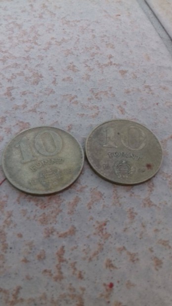 Rgi 10 forint1988 s 1985 egybe a 2 db fm pnz