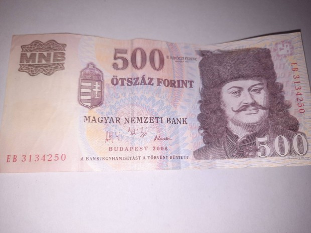 Rgi 500 Forintosok 2001, 2006-os 1956-os dsztssel
