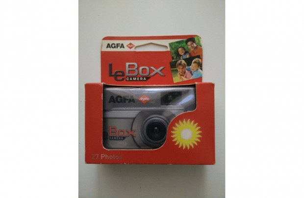Régi Agfa Lebox eldobható fényképezőgép, bontatlan