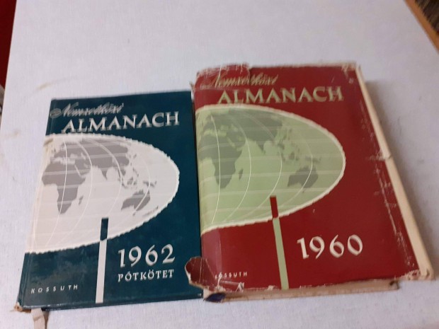 Rgi Almanach 1960 s 1962 egybe a kett