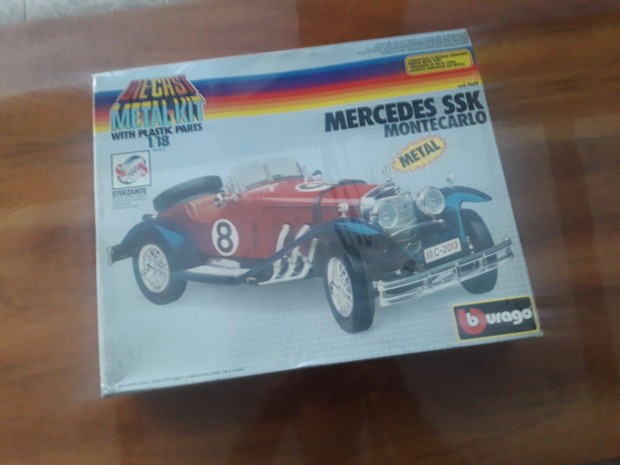 Rgi Bburago Burago Mercedes Ssk Montecarlo 1/18 kit