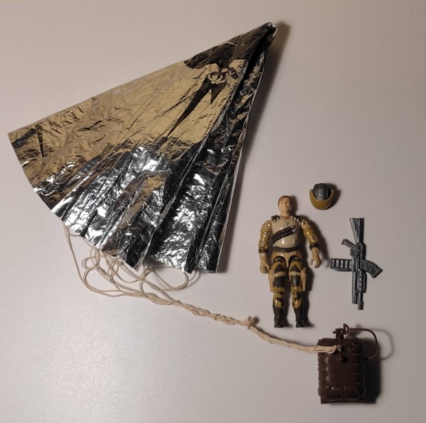 Rgi G.I.Joe Sky Patrol Airwave figura teljes kiegsztkkel