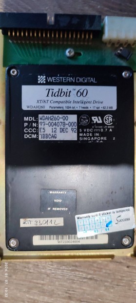 Rgi HDD Western Digital (Antik darab)