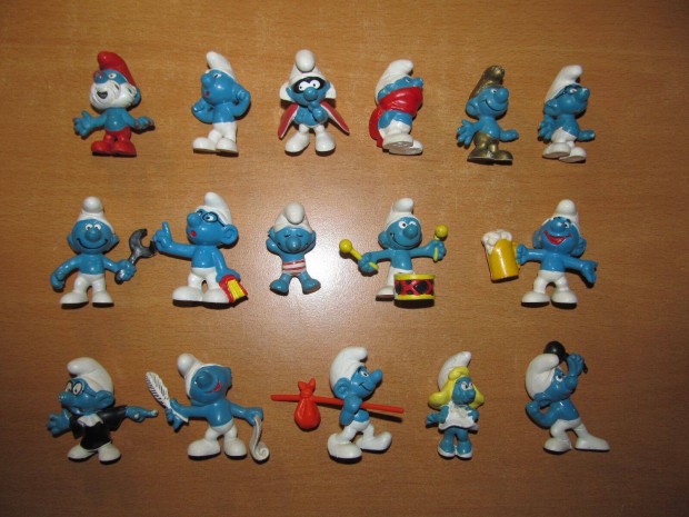 Régi Hupikék Törpikék figura csomag egyben (Schleich)