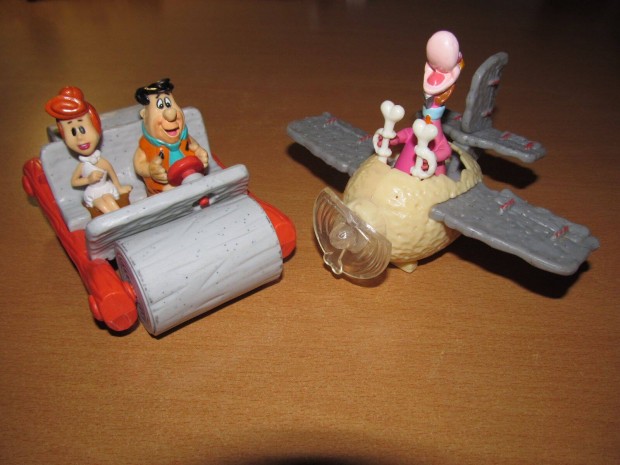 Régi Kinder Maxi figura szettek: Flinstones (2000)