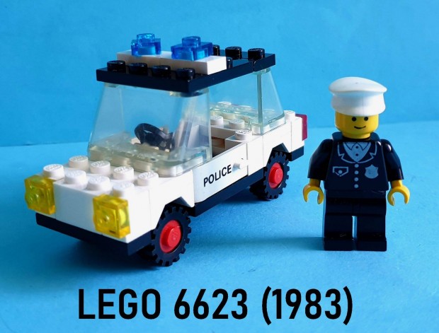 Rgi LEGO Legoland Classic Town 6623 Police Car (1983), hinytalan