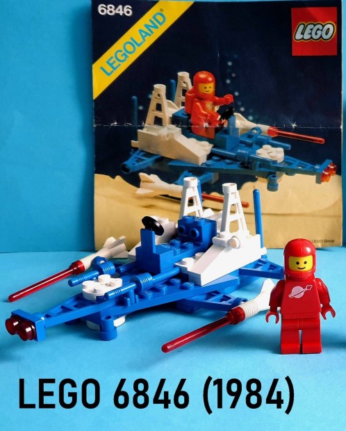 Rgi LEGO Space 6846 Tri-Star Voyager (1984) hinytalan, tmutatval