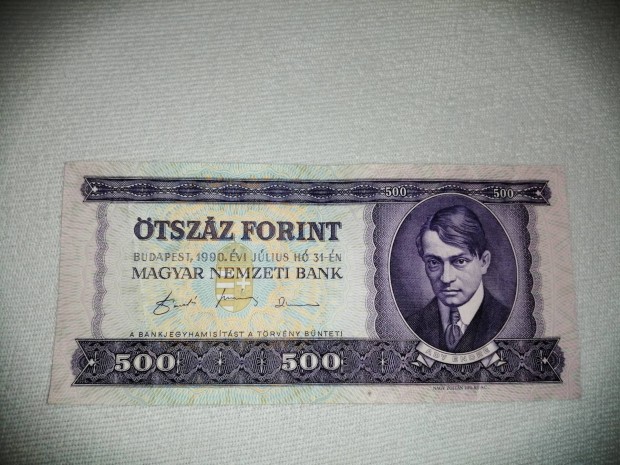 Rgi Magyar pnz Forint 500 Ft  bankjegy paprpnz csere Orionra 