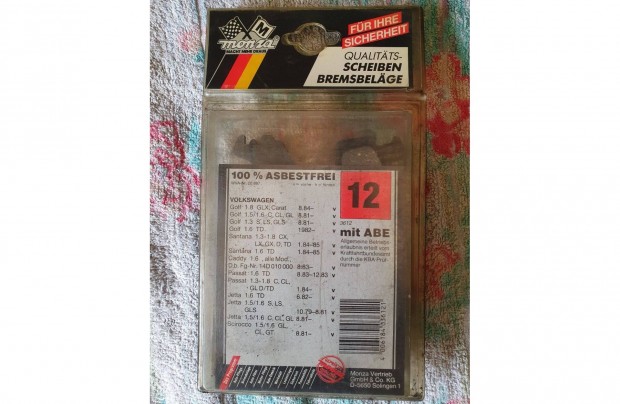 R�gi Monza m�rk�j� Volkswagen f�kbet�t