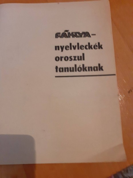 Rgi Nyelvleckk oroszul tanulknak 1977