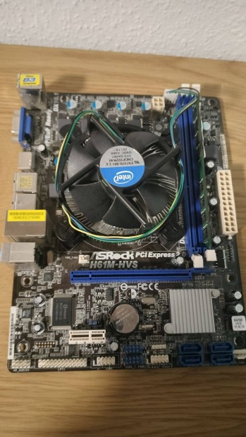 Rgi PC bontott alkatrszek Asrock H61M-HVS, Sapphire Radeon HD7750