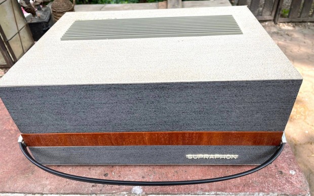 Régi Supraphon GZ 646 bakelit lemezjátszó retro műszaki régiség