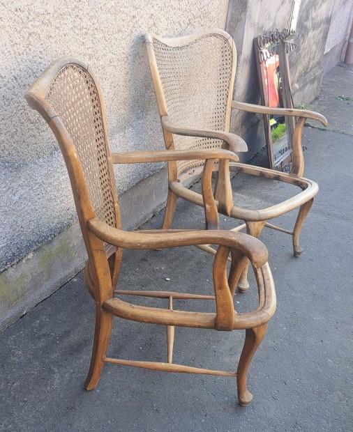 Rgi,Thonet jelleg karfs fotel prban