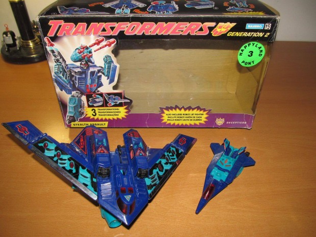 Régi Transformers figura dobozával: g2 Dreadwind (Hasbro, 1992)