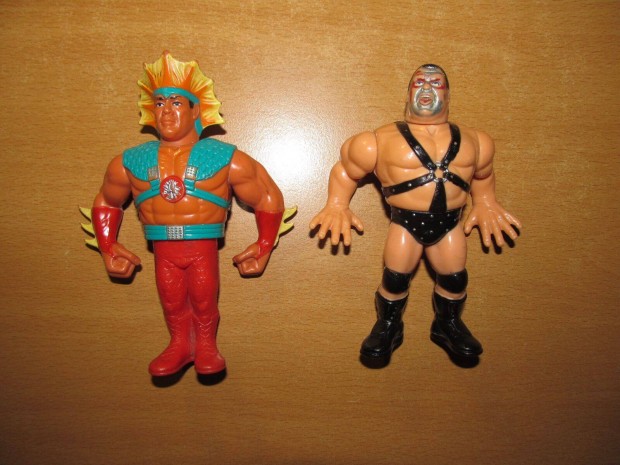 Régi WWF pankrátor figura kupac: Rick the dragon, Ax (1991, Hasbro)