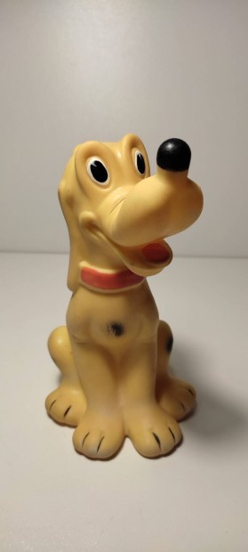Régi Walt Disney ritka Pluto gumi figura