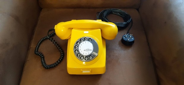 Rgi , retro , vintage , trcss , vezetkes , citromsrga telefon