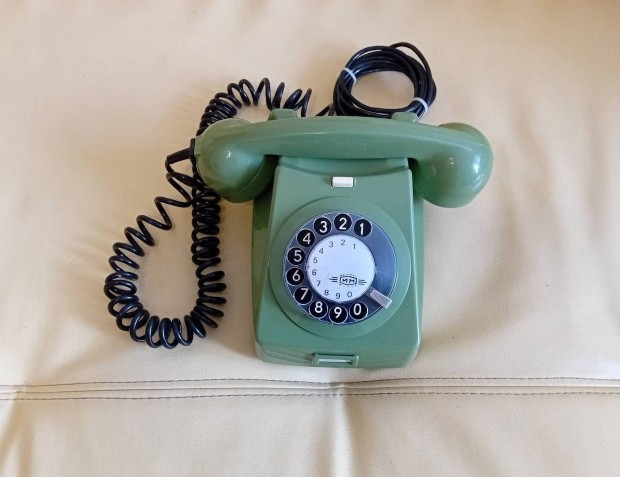 Rgi , retro , vintage , trcss , vezetkes zld telefon