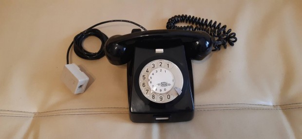 Rgi , retro , vintage , vezetkes , trcss , fekete telefon