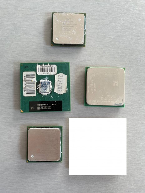 Rgi, mkdkpes processzorok (Intel, Pentium, Celeron, AMD, Athlon)