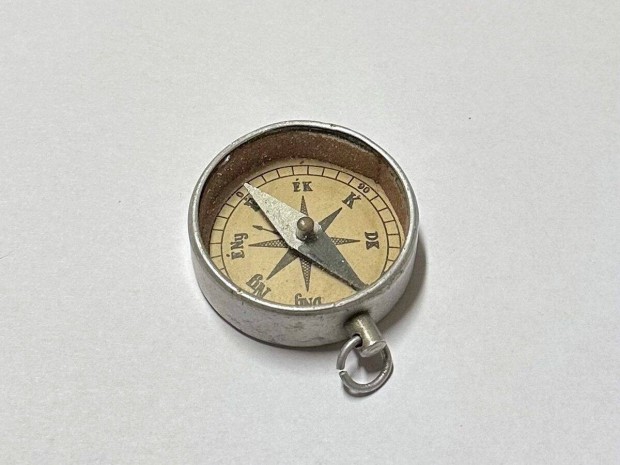 Régi alumínium házas iránytű - 40 mm