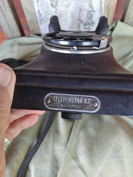 Regi bakelit telefon.