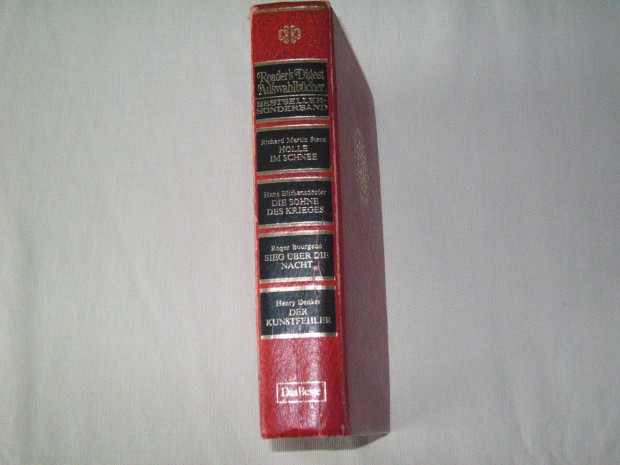 Rgi brktses knyv nmet nyelv 4 novella Printed in Germany k.1980