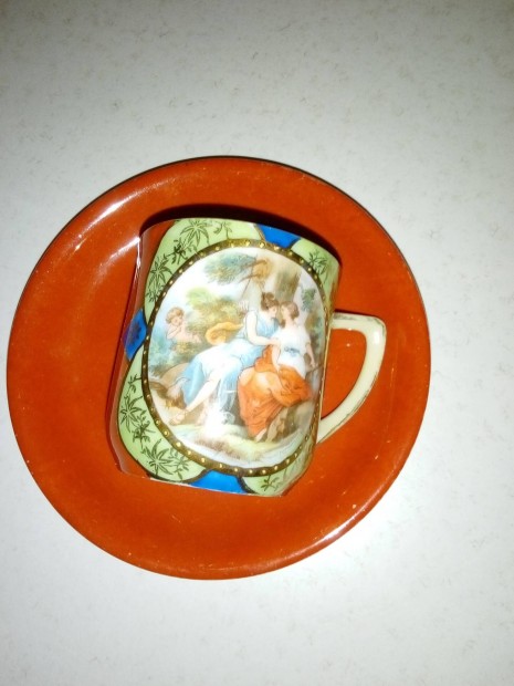 Rgi cseh kvs kszlet 2 db porceln 