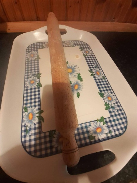 Régi fa sodrófa nyújtófa 40cm hossz + a foggantyú