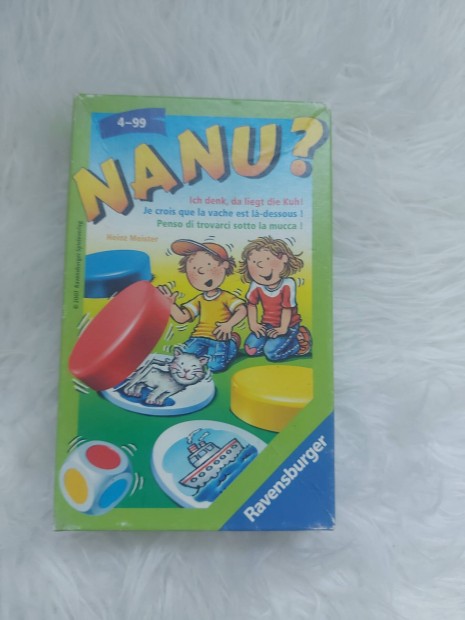 Régi fejlesztő társasjáték Nanu ovisoknak