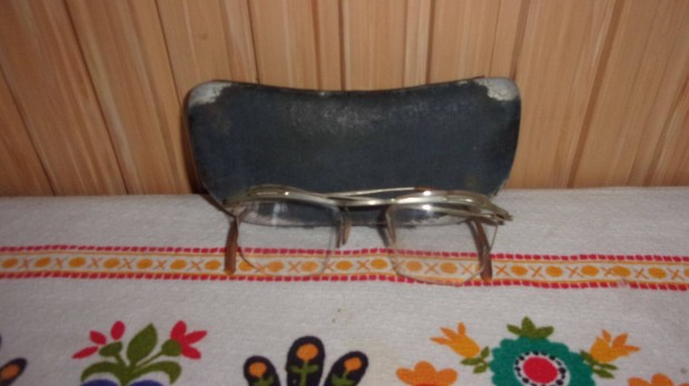 Rgi frfi szemveg 1940 - 50 es vekbl eredeti rgi tokjban