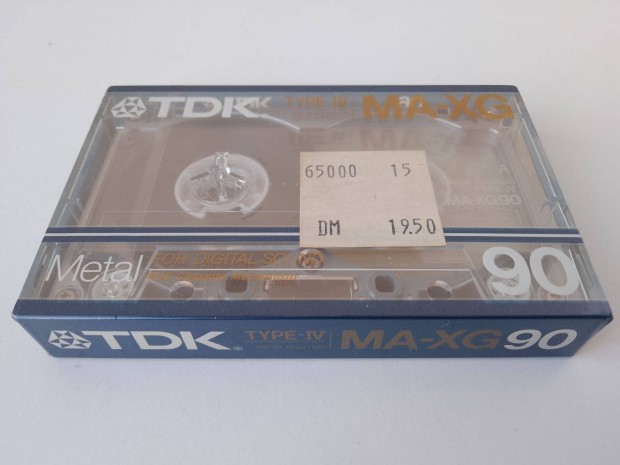 Rgi japn TDK MA XG 90 perces referencia kazetta bontatlan j 1986