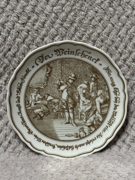 Rgi jelenetes Hutschenreuther porceln falitnyr, falikp