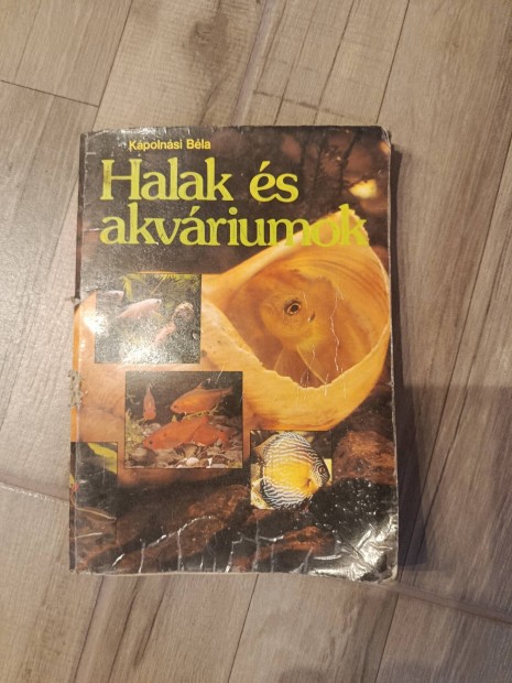 Rgi knyv Halak s akvriumok akvarisztika knyv 1988