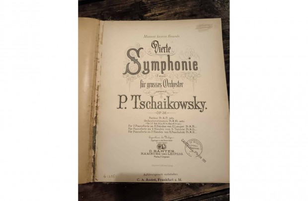 Rgi kotta, 1900-as vek eleje, Szimfnia in F moll - Fur Grosses Orch