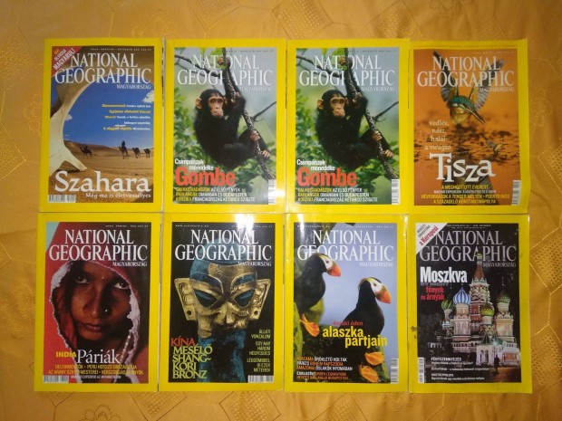 Rgi magazinok (National Geographic Univerzum Magyar horgsz stb.)