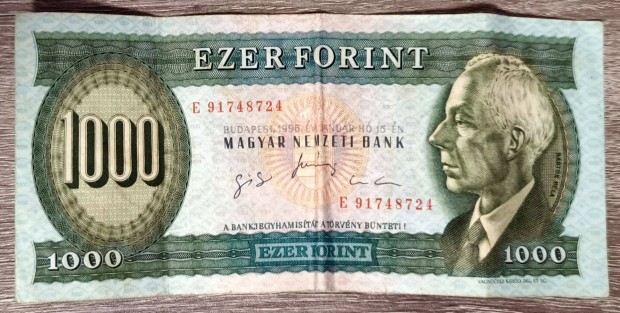 Rgi magyar 1000 ft forintos bankjegy