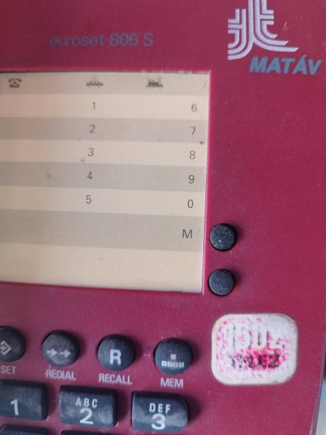 Rgi matv telefon Siemens euroset 805s