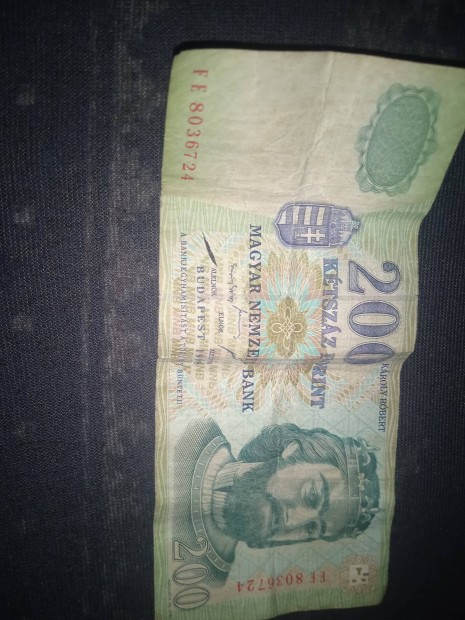 Rgi papir 200 forint