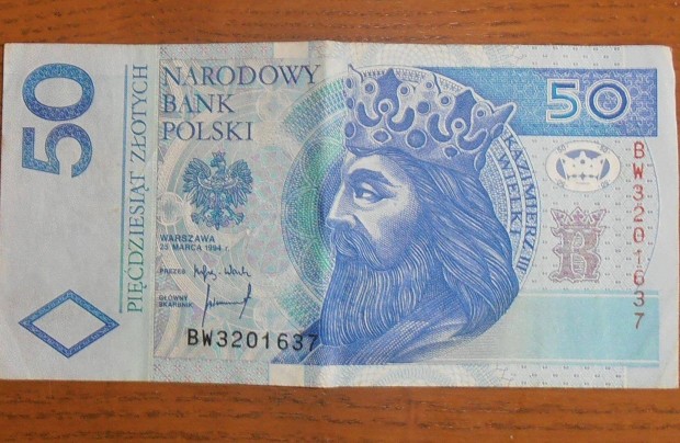 Rgi papr lengyel zloty 1994-es kiads