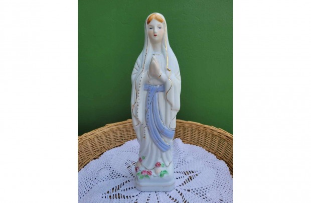 Rgi porceln Madonna szobor