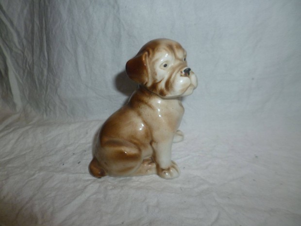 Rgi porceln kutya szobor