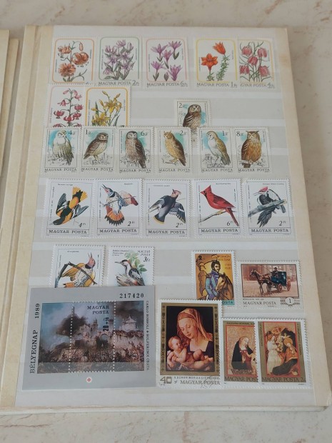 Régi postatiszta bélyeggyűjtemény