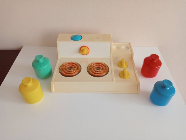 Rgi rerto Fisher Price jtk konyha 4 db ednnyel