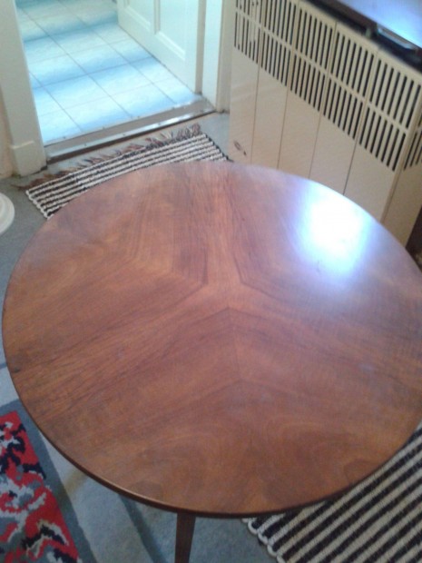 Rgi restaurlt kerek szalon asztal tm 60cm