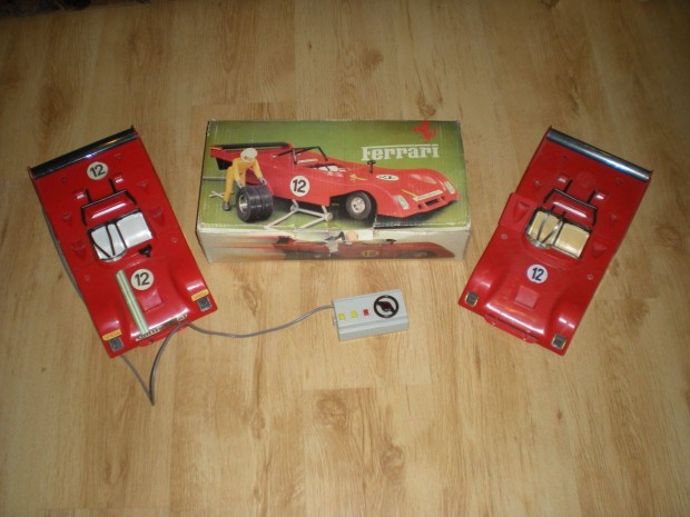 Rgi retr Piko Ferrari 312 PB tvirnyits aut hinyos alkatrsznek