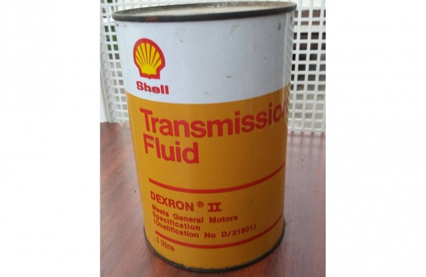 Rgi retro bontatlan shell olajos doboz 1 liter szp llapot posta is